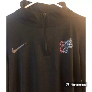 Nike Miami HEAT Mashup 1/4 Zip Jacket Mens Small
